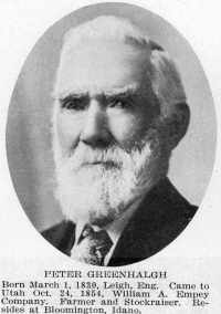 Peter Greenhalgh (1830 - 1924) Profile